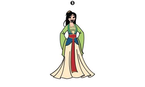 Princess Mulan Drawing - Step By Step Tutorial - Cool Drawing Idea