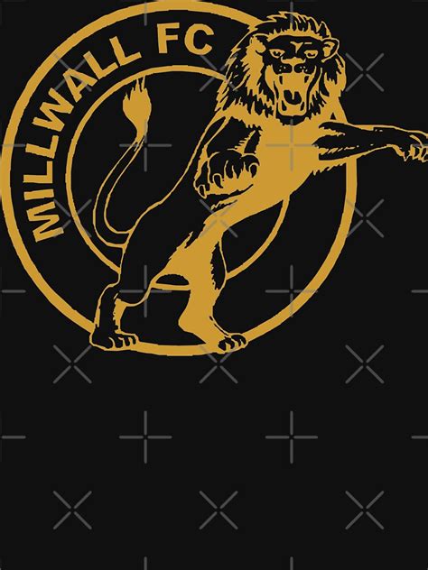 "Millwall FC Old Logo Gold" Zipped Hoodie by bianganedarmaji | Redbubble