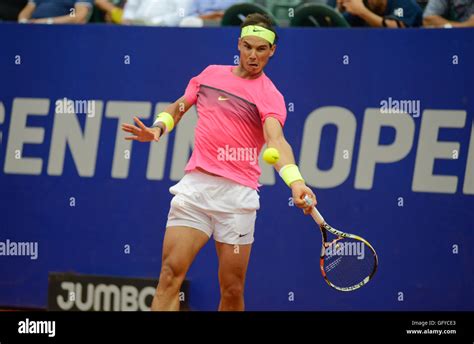 Rafael Nadal forehand shot Stock Photo, Royalty Free Image: 113084555 ...