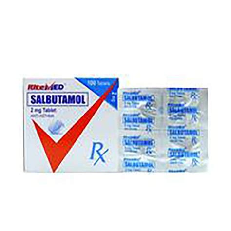 Ritemed Salbutamol 2mg Tablet 4's – Mediclick PH