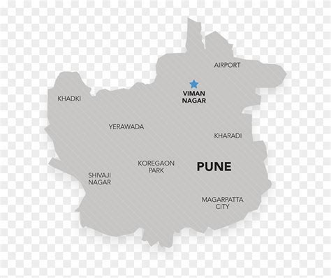 Pune City Outline Map, HD Png Download - 676x645(#2870059) - PngFind