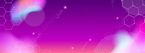 Purple Technology Flat Glare Banner Background, Technology, Lines, Light Background Image And ...
