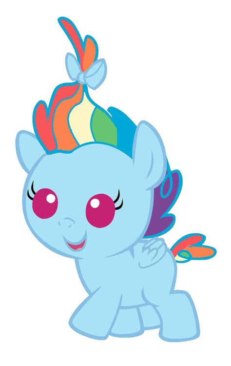 Baby Rainbow Dash by MarianHawke on DeviantArt