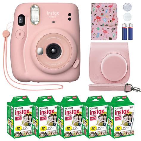 Buy Fujifilm Instax Mini 11 Instant Camera Blush Pink + Custom Case ...