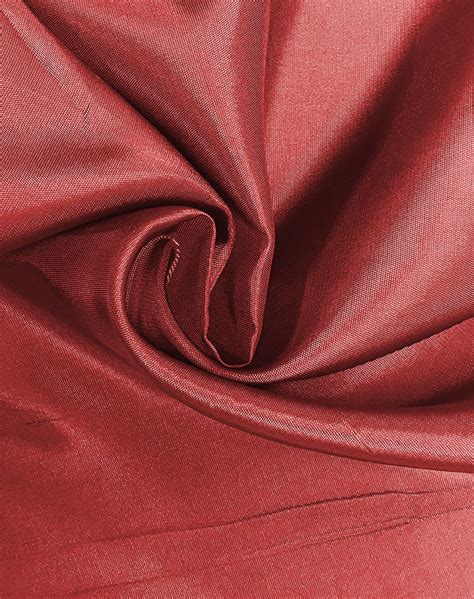 Red acetate lining - FC Fabric Studio