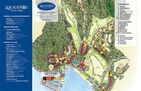 Los Suenos Resort Map | The FishShack Luxury Rental, Costa Rica