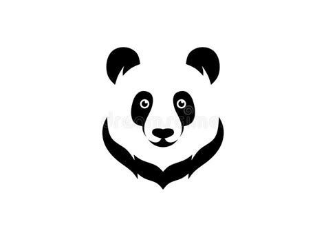 Head panda logo design stock vector. Illustration of little - 188818539