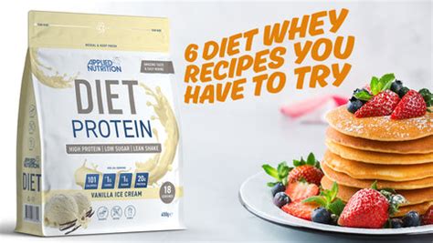 6 Diet Whey Recipes You Have to Try – Applied Nutrition Ltd