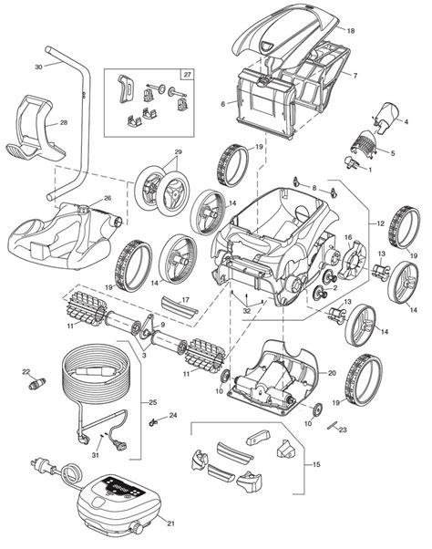 Polaris 9450 Sport Robotic Automatic Pool Cleaner Parts