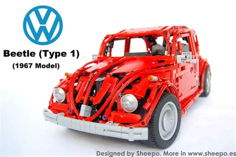 LEGO MOC Volkswagen Beetle (Type 1) (RC version) by Sheepo | Rebrickable - Build with LEGO