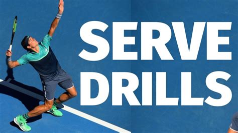 Tennis Serve - 3 Drills To Improve Power and Consistency - YouTube