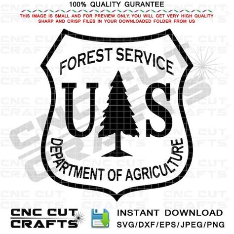 Forest Service Logo Vector Svg File US Dept of Agriculture - Etsy India