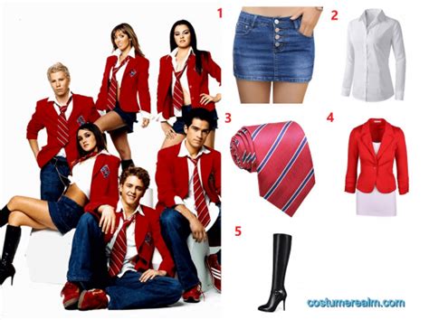 Rebelde Girls Costume, DIY Halloween Costume Guides