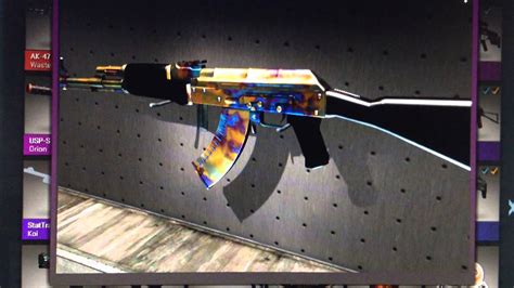 CS:GO AK-47 Case Hardened Glitch (Black) - YouTube