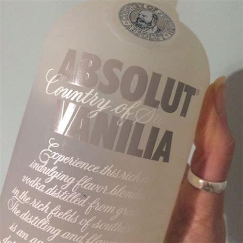 Absolut vanilla, vodka | Vanilla vodka, Absolut vanilla, Vanilla vodka ...