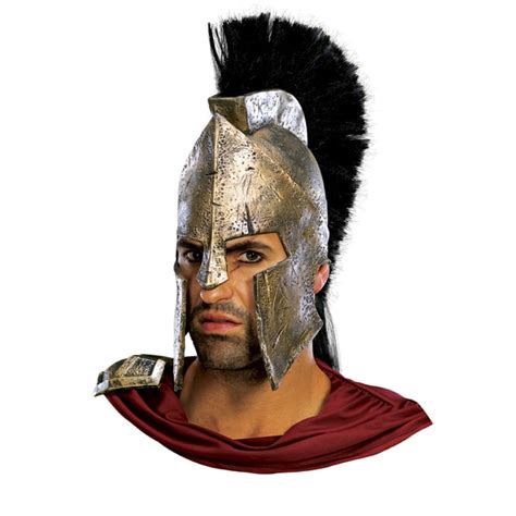 Shop King Leonidas '300' Spartan Helmet Adult Costume Accessory - Free ...