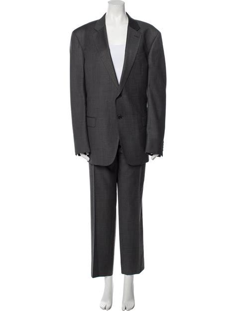 Emporio Armani Pantsuit - Grey, 11.5" Rise Suits and Sets, Clothing ...