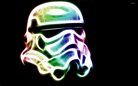 Neon Stormtrooper helmet - Star Wars wallpaper - Movie wallpapers - #52394