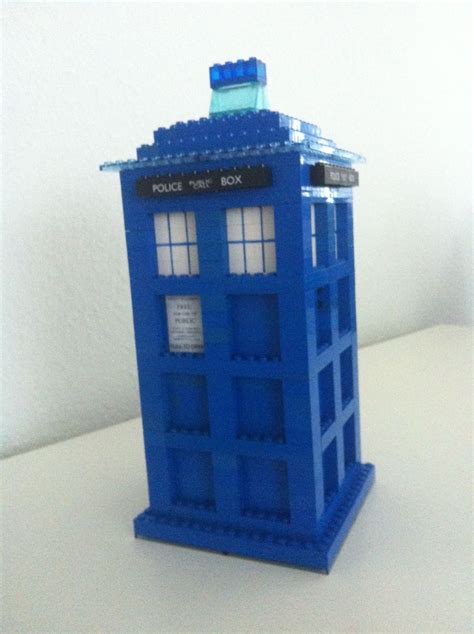 Tardis made of Lego Tardis, Doctor Who, Lego, Made, Design, Doctor Who Baby, Legos