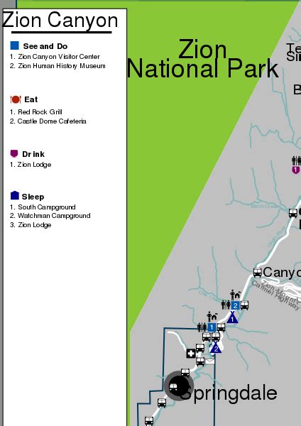 File:Map-USA-Zion National Park-Canyon.svg - Wikitravel Shared