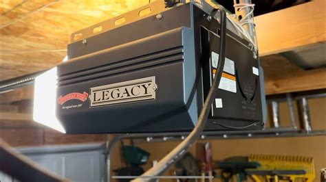 How to reset a Legacy Overhead Garage door 696CD/B - YouTube