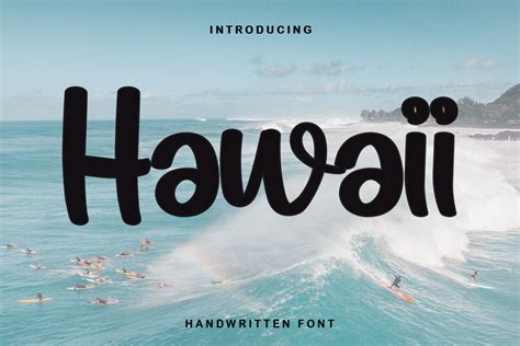 Hawaii Font by asmunin78 · Creative Fabrica