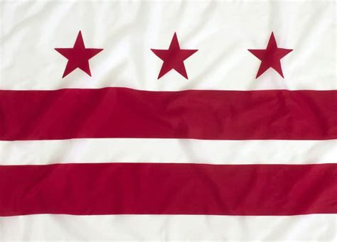 State of Washinton DC Flag - Official Design and Specifications - Outd