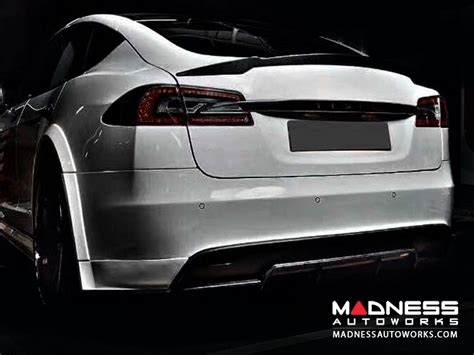 Tesla Model S Rear Bumper Diffuser - Carbon Fiber