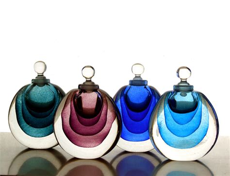 Glass Perfume Bottles | Decorative Art Deco Style Perfume Bottles