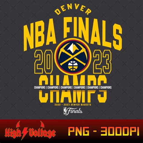 Denver Nuggets NBA Champions 2023 SVG Cutting Digital File - Inspire Uplift