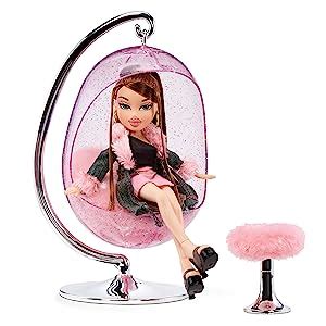 Amazon.com: Bratz Funky Fashion Furniture Retro-Swing Chair Playset ...