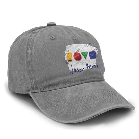 Ruierjia Unisex Jason Mraz Love is A Four Letter Word Baseball Hats Adjustable Cotton Denim Dad ...