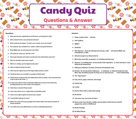 Halloween Candy Trivia Questions Printable | Printablee | Pub quiz ...