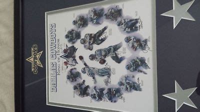 Dallas Cowboys Ring of Honor Custom Matted Print | #467130842