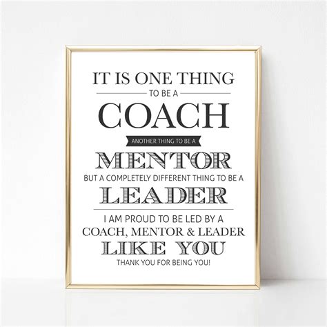 Digital Coach Quote Gift I Best Coach Quote Gift Coach - Etsy