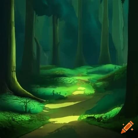 2d stage design of a forest