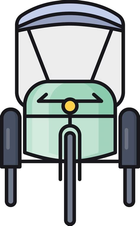 cycle rickshaw vector illustration on a background.Premium quality ...