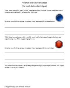 Adlerian therapy worksheet - HappierTHERAPY