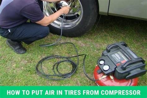 How to use an Air Compressor for Tires | Machine Handyman