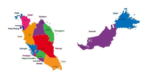 Malaysia map picture - Map of malaysia map picture (South-Eastern Asia ...