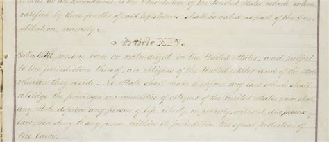 The Citizenship Clause of the Fourteenth Amendment: the Congressional ...