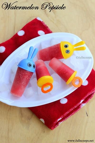 Watermelon Popsicle ~ Full Scoops - A food blog with easy,simple & tasty recipes!