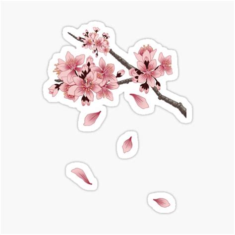 Cherry Blossom Stickers | Redbubble