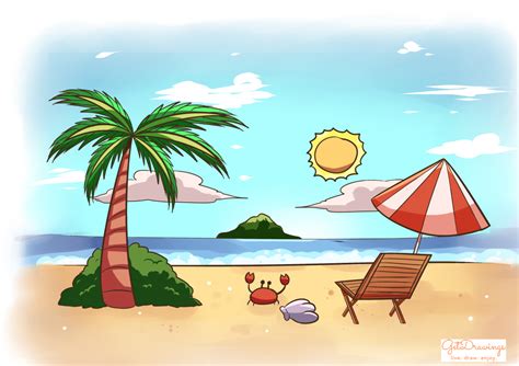 How To Draw A Summer Picture