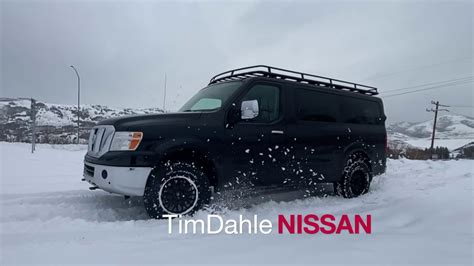 THE NISSAN NV3500 4WD VAN IN ACTION WITH FOUR WHEEL DRIVE CONVERSION ...