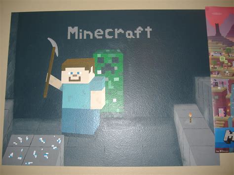 Minecraft Wall Mural type thing by spartaman273 on DeviantArt