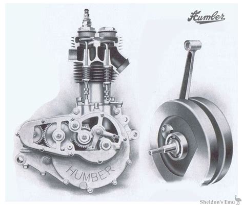 Humber 1914 499cc SV Engine