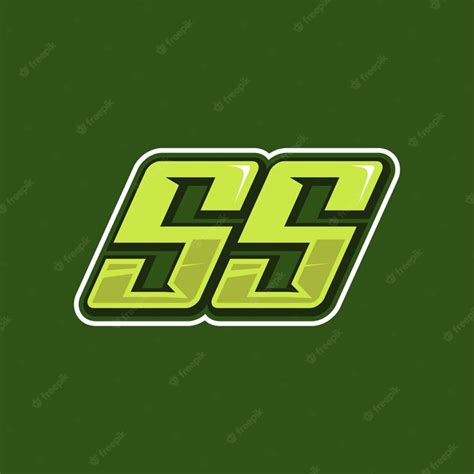 Premium Vector | Racing number 55 logo design vector