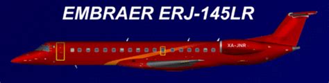 AI Eurus Aviation AIM Embraer ERJ-145LR XA-JNR - FSX Jetliners - FlightSim.Com