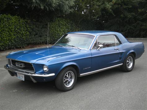 1967 Blue Mustang